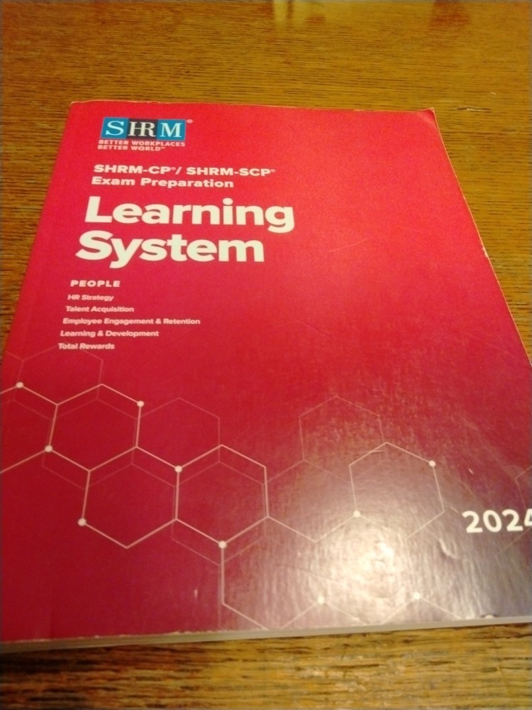 SHRM-CP & SHRM-SCP EXAM PREPARATION LEARNING SYSTEM One Book PEOPLE 2024