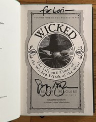 SIGNED Gregory Maguire Wicked Deluxe Hardcover Edition, 1st Print Sprayed Edges